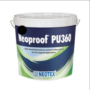 Chống thấm phủ bảo vệ Neoproof PU360 (Đen) – 13kg/Thùng